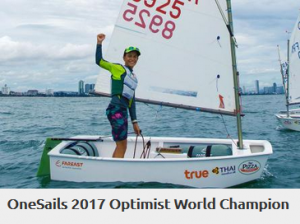 Onesails 2017 optimist world champion